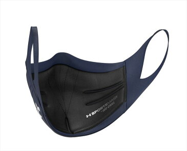 【ゆうパケット配送！送料無料】UNDER ARMOUR（アンダーアーマー） スポーツマスク 410(MDN) ネイビー UA Sports Mask 1368010(ポスト投函 追跡ありメール便)