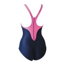 【ゆうパケット配送対象】FOOTMARK(フットマーク) レディース アクアライン水着(ワンピース) カラー:ピンク 女性 ジム プール 水泳 101530(ポ...