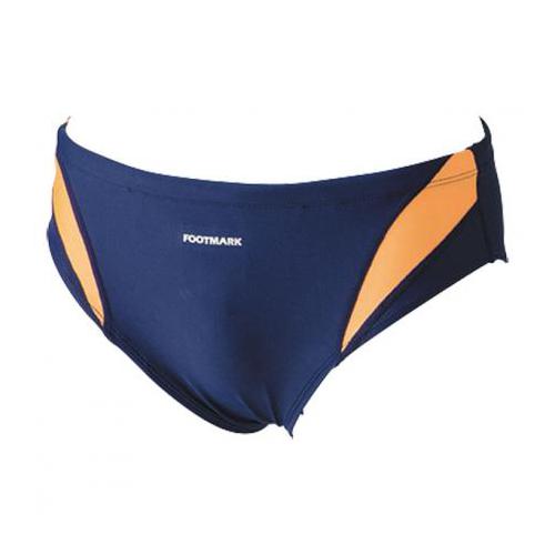 【ゆうパケット配送対象】FOOTMARK(フットマーク) メンズ アクアライン水着(競泳)カラー:オレンジ 男性..