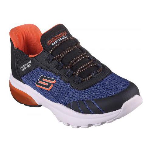 【送料無料】Skechers スケッチャーズ ボーイズ スリップインズ：レイザー エア - ハイパーブリスク キッズ インソール 洗濯可能 403839L