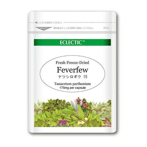 ECLECTIC ナツシロギク(フィーバーフュー)15カプセル Ecoパック15 EC150(健康食品 ハーブエキス サプリメント)※お取り寄せ1週間程度かかります ECLECTIC ナツシロギク(フィーバーフュー)15カプセル Ecoパック15 EC150(健康食品 ハーブエキス サプリメント)※お取り寄せ1週間程度かかります