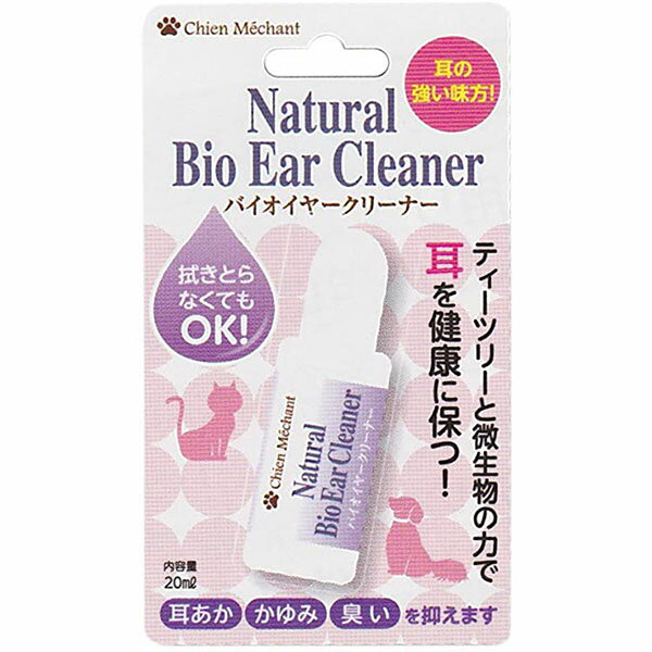 サイズ W40×D40×H130 素材 有用微生物、ユッカエキス、ティーツリーオイル、エチルアルコール 注意事項 ティーツリーと有用微生物の力で耳あか、かゆみ、臭いを抑えます。 生産国 日本　 商品区分 ペット用品 製造元 キタガワ 検索用文言 [キタガワ]バイオ イヤークリーナー 20ml(ペット用お手入れ用品 耳そうじ用乳液・クレンジング・パウダー) 広告文責 株式会社ケンコーエクスプレス TEL:03-6411-5513耳を守る、耳掃除をもっと素早く清潔に 耳を守る、耳掃除をもっと素早く清潔に