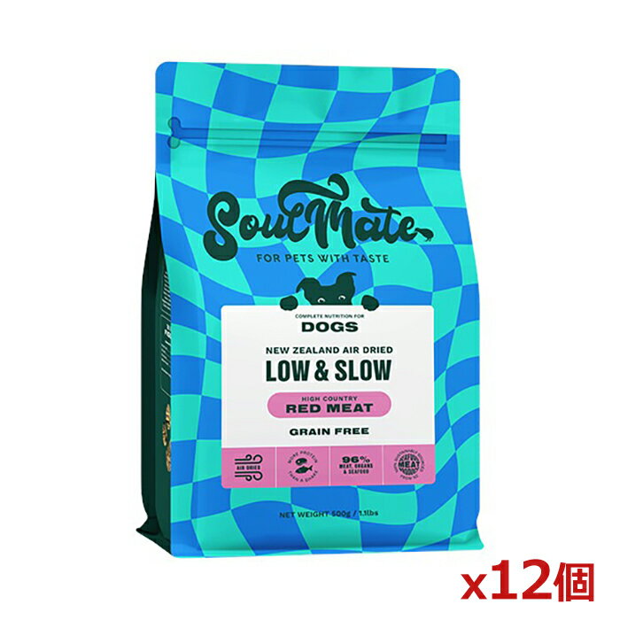 [SoulMate ᥤ]DOG ɥ饤ա åɥߡ 500g x12(ɥåա ѤϤ ɥ饤ˡ ˥...