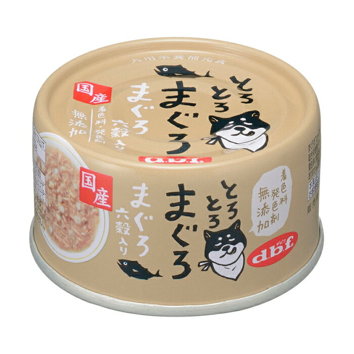 [デビフペット]とろとろまぐろ まぐろ 六穀入り 60g(ペットフード 犬用 フレーク 畜肉原料不使用 国産)