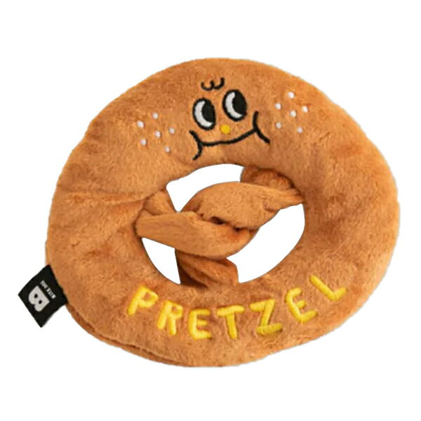 [BITE ME]プレッツェルおもちゃ（ピーピー音/カシャカシャ音）(ペット用品 犬用おもちゃ 知育トイ カシ..