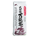 内容量 400g お召し上がり方 あそ、ばんのうちゃ、天然素材 原材料名 とうきび、大麦、はぶ茶、大豆、はと麦、どくだみ、柿の葉、浜茶、くま笹、ウーロン茎、甜茶、甘草、びわの葉、桑の葉、枸杞、あまちゃづる 発売元 株式会社 村田園 広告文責 株式会社ケンコーエクスプレス　TEL:03-6411-5513 検索用文言 あそ、ばんのうちゃ、天然素材現代の日本人のためにつくった新しい健康茶 古来より自然界に自生し、健康に良いといわれてきた 野草や穀物の中から原料を吟味し、 さらに厳選された原料だけを使用した「健康茶」を開発しました。 どんなに健康に良いとわかっていても、あまりにも高価なものでは長く続けることができません。万能茶は、皆さまの健康のために毎日気軽に飲んでいただけるように、お求めやすい価格でご提供しております。万能茶1個（400g）で2リットルのペットボトル12本分ものお茶が作れます。毎日気軽に飲み続けることができてこそ、真価が発揮できるお茶、それが万能茶です。 「健康茶というと、あの独特な飲みにくさが・・・」と言われる方がいらっしゃいますが、万能茶にはさまざまな原材料の中でも、まろやかなコクのある大豆やはと麦、とうきび等の穀類、爽やかなあじわいの柿の葉やプーアル茶、すっきりとした後味のウーロン茎など、それだけでも美味しく飲める素材を独自のブレンドと配合で、これらの野草や穀物それぞれの美味しさと香りを最大限に引き出し、お子様からご年配の方まで毎日美味しく飲み続けていただけます。 人びとは古くから日々の営みの中で、野草や穀物の持つ素晴らしさを生活の知恵として取り入れてきました。それらが現代人の食生活の中でその素晴らしさが世界的にも注目されており、近年、厳選された素材を使った『食品』や飲み物を日々の食生活の中で取り入れる動きが広がっています。村田園は28年以上も前から健康茶の研究を重ねた結果、万能茶を創り上げてきました。村田園の万能茶は、古くから私たちの生活の中でさかんに用いられてきた「天然由来」の原料だけを使用しています。だから安心して毎日お飲みいただけます。 阿蘇の大地の恵み健康茶 特徴 ●とうきびをはじめ、はと麦、柿の葉・あまちゃづる・くこ・はぶ茶といった自然の恵み14種類を、独自の製法でブレンドしました村田園の万能茶(選)。 ●香ばしさとほのかな甘みは、飽きのこない味わいで、小さなお子様からご年配の方まで美味しくいただけます。 ●夏は冷やしていただくと麦茶がわりにもなり季節を問わず、一年中お楽しみいただけます。