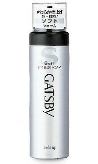 GATSBY（ギャツビー）スタイリングフォーム（ソフト）185g (梅雨対策 ヘアケア メンズ 男性用 整髪料 ヘアスタイリング剤)