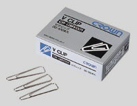 Vクリップ [CR-GMV001-SL] 100本 紙箱入...