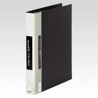 乐天商城 - クリアーファイル・カラーベース差替え式 [139W] 1冊 A4判タテ型・30穴（15ポケット） 本体色：黒 (クリアファイル)