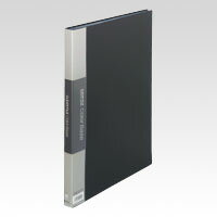 クリアーファイル・カラーベース [142CW] 1冊 B4判タテ型 本体色：黒 (クリアファイル)