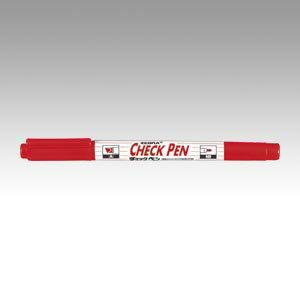 【ゆうパケット配送対象】チェックペン [MW-150-CK-R] 1本 チェックペン インク色：赤（ゼブラ チェックペン）(ポスト投函 追跡ありメール便)