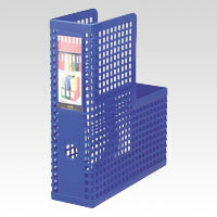 シスボックス [SBX-85-10] 1個 A4判タテ型（収納巾78mm） 本体色：青（書類立て ファイルケース ファイルボックス）