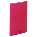 【リヒトラブ】AQUA DROPs クリヤーブック(サイドベンツ) A4判タテ型/A3判ヨコ型兼用(40ポケット)(赤)N-5040-3 (クリアブック)