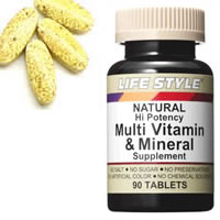 LIFE STYLE（ライフスタイル） マルチビタミン&ミネラル 90粒入[タブレット][エープライム]（サプリメント Multi Vitamin & Mineral)[0715124054005] (ライフスタイル マルチビタミン&ミネラル)