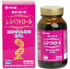 名称 リンゴンベリーエキス含有加工食品 商品名 ファイン　レスベラトロール 内容量 81g(450mg×180粒) お召し上がり方 栄養機能食品として1日6粒を目安に水またはぬるま湯でお召し上がりください。 原材料 EPA含有精製魚油、サフラワー油、ゼラチン、リンゴンベリーエキスパウダー（レスベラトロール含有）、コエンザイムQ10、グリセリン、ミツロウ、カラメル色素、グリセリン脂肪酸エステル、ビタミンE（大豆由来）、ビタミンB2、ビタミンB1、ビタミンB6 商品詳細 レスベラトロールとはポリフェノールの一種で、ブドウの樹皮・葉・果皮、赤ワイン、ピーナッツの薄皮、リンゴンベリーなどに多く含まれています。本品はつつじ科スノキ属の植物で、レスベラトロール、プロシアニン、アントシアニンが多く含まれています。リンゴンベリーエキスを主成分にイワシ・マグロから得られた精製魚油（EPA、DHA）や、コエンザイムQ10を配合した栄養機能食品です。 摂取上の注意 本品は多量摂取により疾病が治癒したり、より健康が増進するものではありません。 1日の摂取目安量を守ってください。 製造元 株式会社ファイン 広告文責 刈谷みさき薬局 TEL 0566-22-2491 区分 日本製 ・ 栄養機能食品