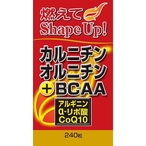 ユウキ製薬「カルニチン・オルニチン+BCAA」240粒 1