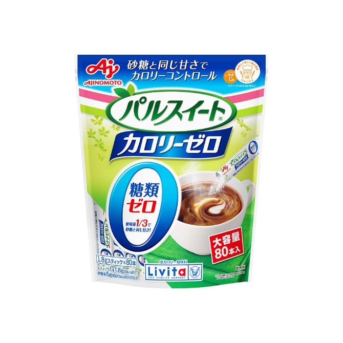 大正製薬「パルスイートカロリーゼロ」スティック1.8g×80本入 1