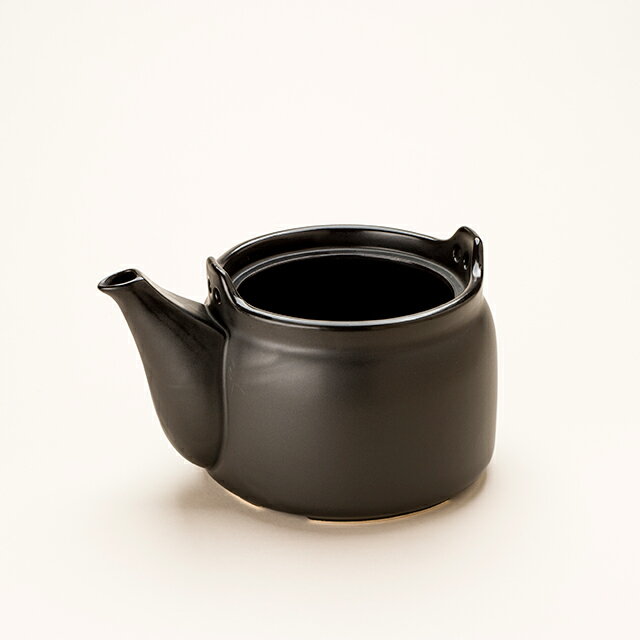 【健康綜合開発】けんこう土瓶本体のみ 大サイズ 黒色