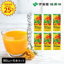\1周年記念限定25%オフ!7月31日まで!/【伊藤園 健康体 公式通販】お試し♪爽快サジー 紙80ml 6本入り そのまま 鉄 ビタミンC はちみつ【レビューキャンペーン対象】