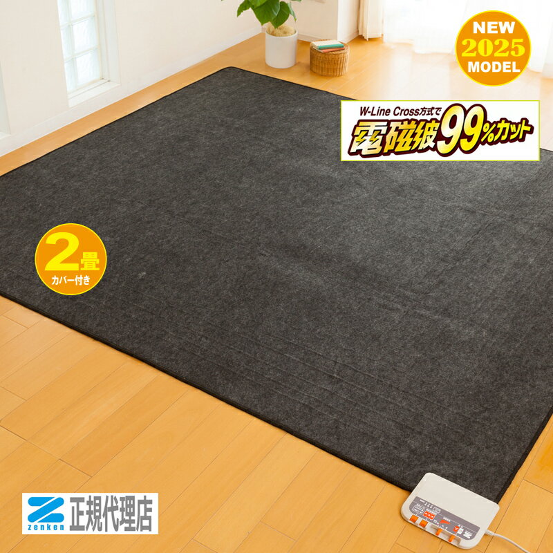 【電気ホットカーペット2畳用 ZCS-20S 】本体のみ 電磁波99％カット 暖房機 ゼンケン 【直送につき代引・同梱不可】正規代理店