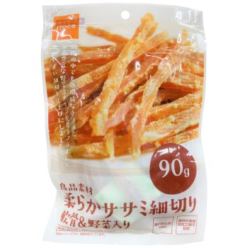 Rakuten - ◇イトウアンドカンパニー 良品素材 柔らかササミ細切り軟骨＆野菜入り 90g