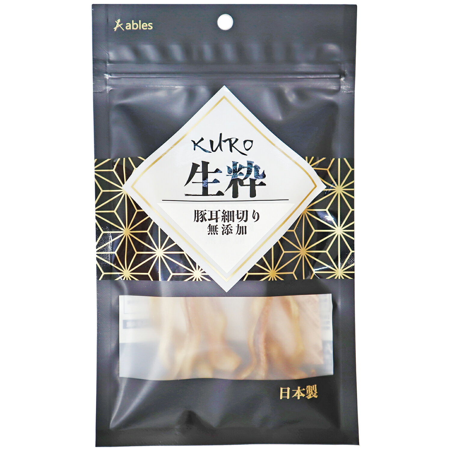 樂天商城 - ▽国泰ジャパン KURO 生粋 豚耳細切り 無添加 30g