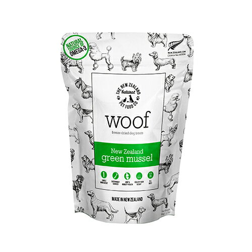 ☆WOOF フリーズドライ グリーンリップドマッスル 緑イ貝 50g