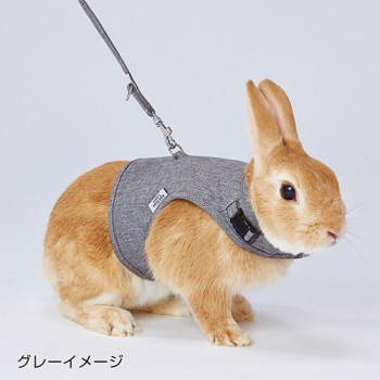ペット健康便の◇アドメイト ラパン ウォークハーネス S ネイビー うさぎ用胴輪｜アングル2