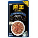 ◇アイシア 黒缶パウチ かつお節入りまぐろとかつお 70g缶 1個