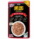 ◇アイシア 黒缶パウチ 15歳頃からのまぐろとかつお 70g缶 1個