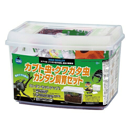 【今だけ送料無料！】★訳あり在庫処分特価マルカン カブト虫・クワガタ虫 カンタン飼育セット KS-13
