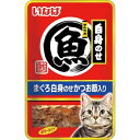 ◇いなばペットフード マルウオ白身のせ まぐろ白身のせかつお節入り 40gパウチ