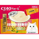 ◇いなばペットフード CIAO(チャオ)ちゅ〜る(ちゅーる) 40本とりささみバラエティ