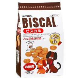 栄養ビスケット『ビスカル』は、毎日与えていただくことで3〜4日頃よりふん尿臭が軽減する犬用スナックです。中断すると元に戻りますので、毎日与えていただくことをお勧めします。ワンちゃんと一緒の爽やかな生活を提供します。 ■内容量 ： 2.5kg（500g×5袋）