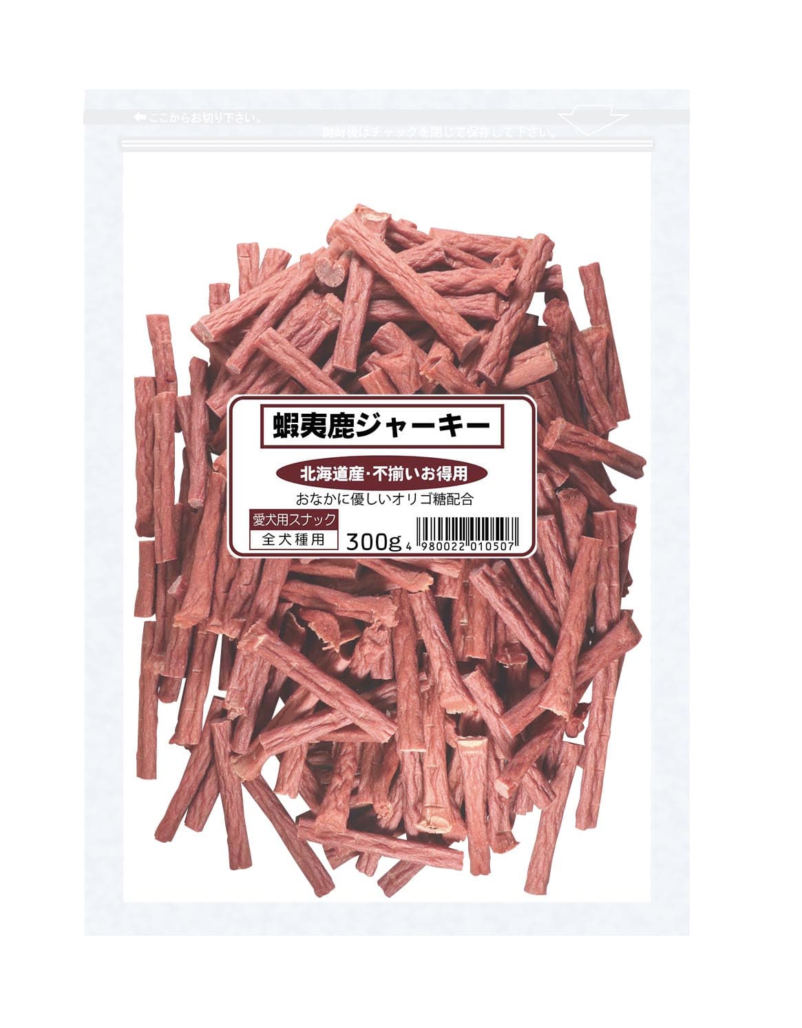 Rakuten - ▽ジャンプ 規格外 蝦夷鹿ジャーキー 300g 犬用