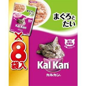 ◇マースジャパン カルカン パウチ 1歳から まぐろとたい 70g×8袋