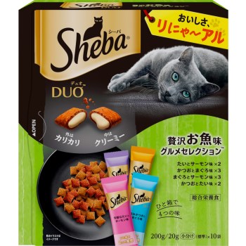 乐天商城 - ◇マースジャパン シーバ デュオ 贅沢お魚味グルメセレクション 200g