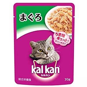 ★訳あり在庫処分特価 マースジャパン カルカン Kal Kan ウィスカス 1歳から 味わいセレクト まぐろ 70gパウチ