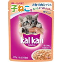 ◇マースジャパン カルカン パウチ 12ヵ月までの子ねこ用 お魚・お肉ミックス まぐろ・かつお・ささみ入り 70g