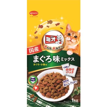 ◇日本ペットフード ミオドライミックス まぐろ味 1kg