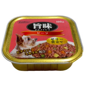 ◇ペットプロ 旨味グルメ犬トレー ビーフ 100g