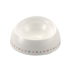 ◇リッチェル ワンちゃんの食べやすい食器 SS 浅型ライン