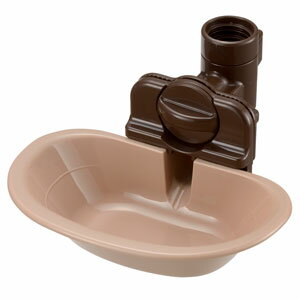 ◇リッチェル ペット用ウォーターディッシュMブラウン