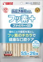 ★訳あり切迫期限サンライズ ゴン太の歯磨き専用ガム フッ素プラス ファイバー SSサイズ アパタイトカルシウム入り 26本 SHG-070 (賞味期限2025年...
