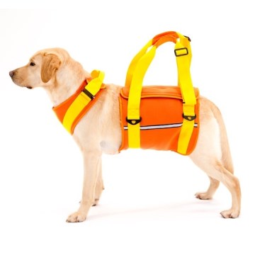 ◇トンボ 歩行補助ハーネスLaLaWalk(ララウォーク) 大型犬用 ネオプレーンオレンジ SS