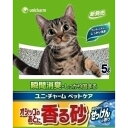◇ユニチャーム 猫砂 デオサンド オシッコのあとに香りで消臭する砂 ナチュラルソープの香り 5L