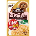 ◇ユニチャーム 愛犬元気 ベストバランス 国産鶏ささみ入り トイ・プードル用 60gパウチ