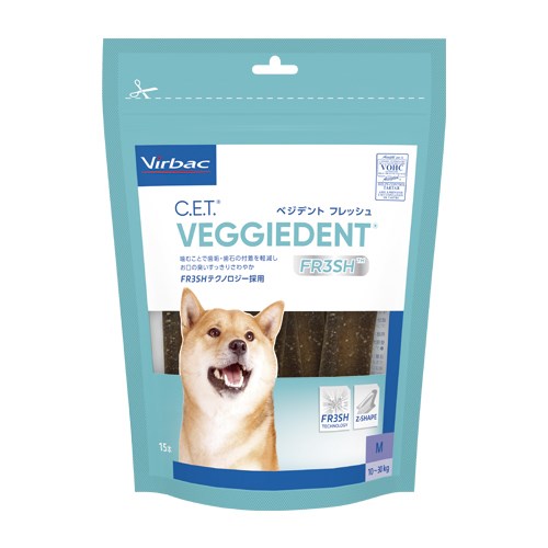 Virbac ビルバックジャパン 犬用 C.E.T.ベジデントフレッシュ M 15本