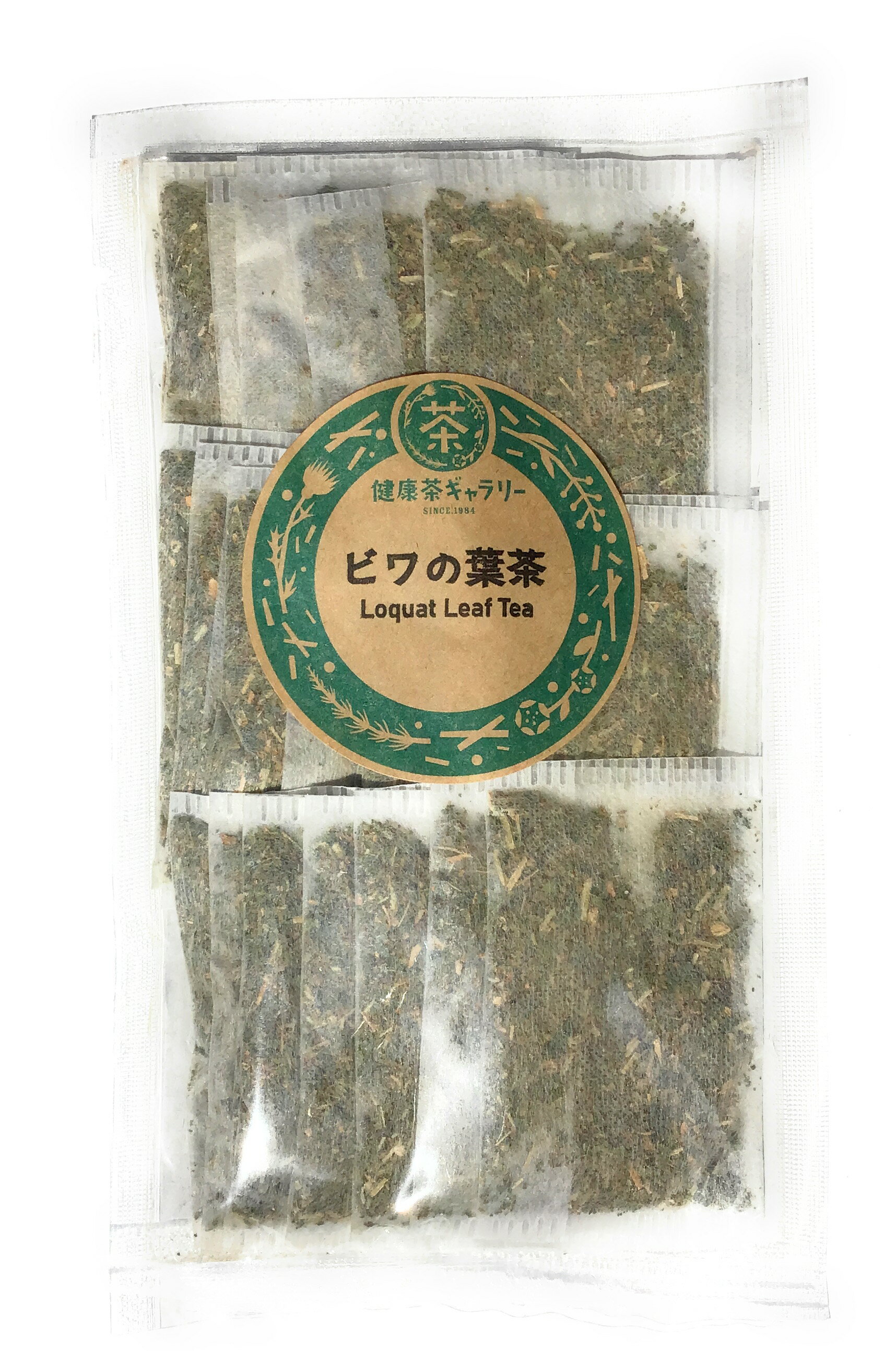 内 容 ビワの葉茶 20袋（3g×20） 保存方法 直射日光、高温多湿を避けて保存。 原材料 ビワの葉・枝 原産国 日本 賞味期限 1年以上 広告文責 健康茶ギャラリー 0172-35-8458 メーカー（製造） 健康茶ギャラリー 区分 日本製・健康茶ビワの葉茶 ( 枇杷の葉茶 ) Loquat Leaf Tea バラ科枇杷(ビワ)の葉のお茶。 古くより、暑さ対策や活力を養うために 利用されてきた伝統茶のひとつです。 余分な熱を清め、潤すので、幅広い健康維持に用いられています。 生活習慣の乱れ、多忙やストレスに悩む方、 乾燥や環境に敏感な方の健康力を培います。 また、化粧水やお風呂へのご利用もおすすめです。 ※ノンカフェイン　 ※本品製造工場では「大豆」を含む製品を製造しております。