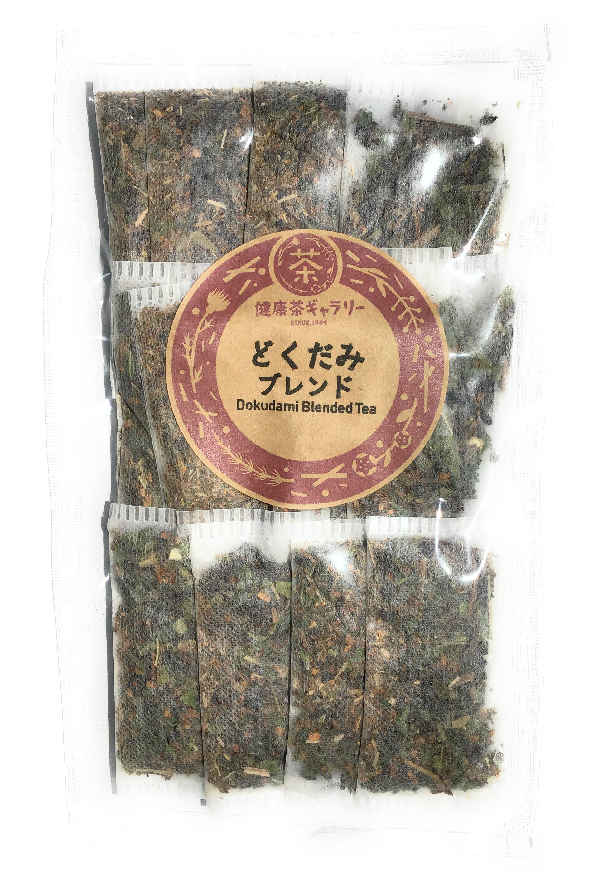 どくだみブレンド 12袋（5g入り ティーバッグ ×12袋）Dokudami Blended Tea≪どくだみ、はぶ茶、たんぽぽ茶、桑の葉茶、ペパーミント ブレンド≫